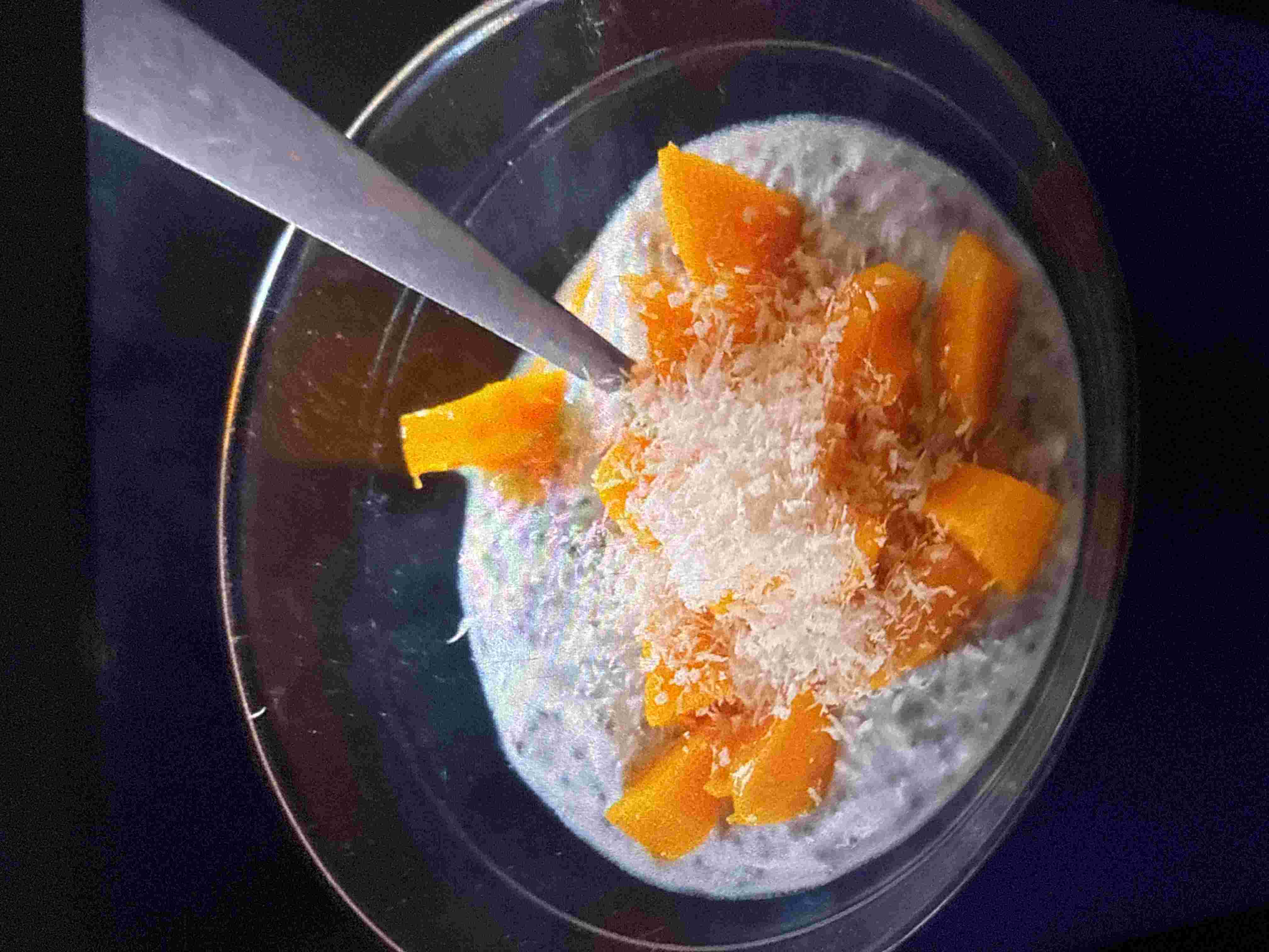 Chia pudding à la mangue