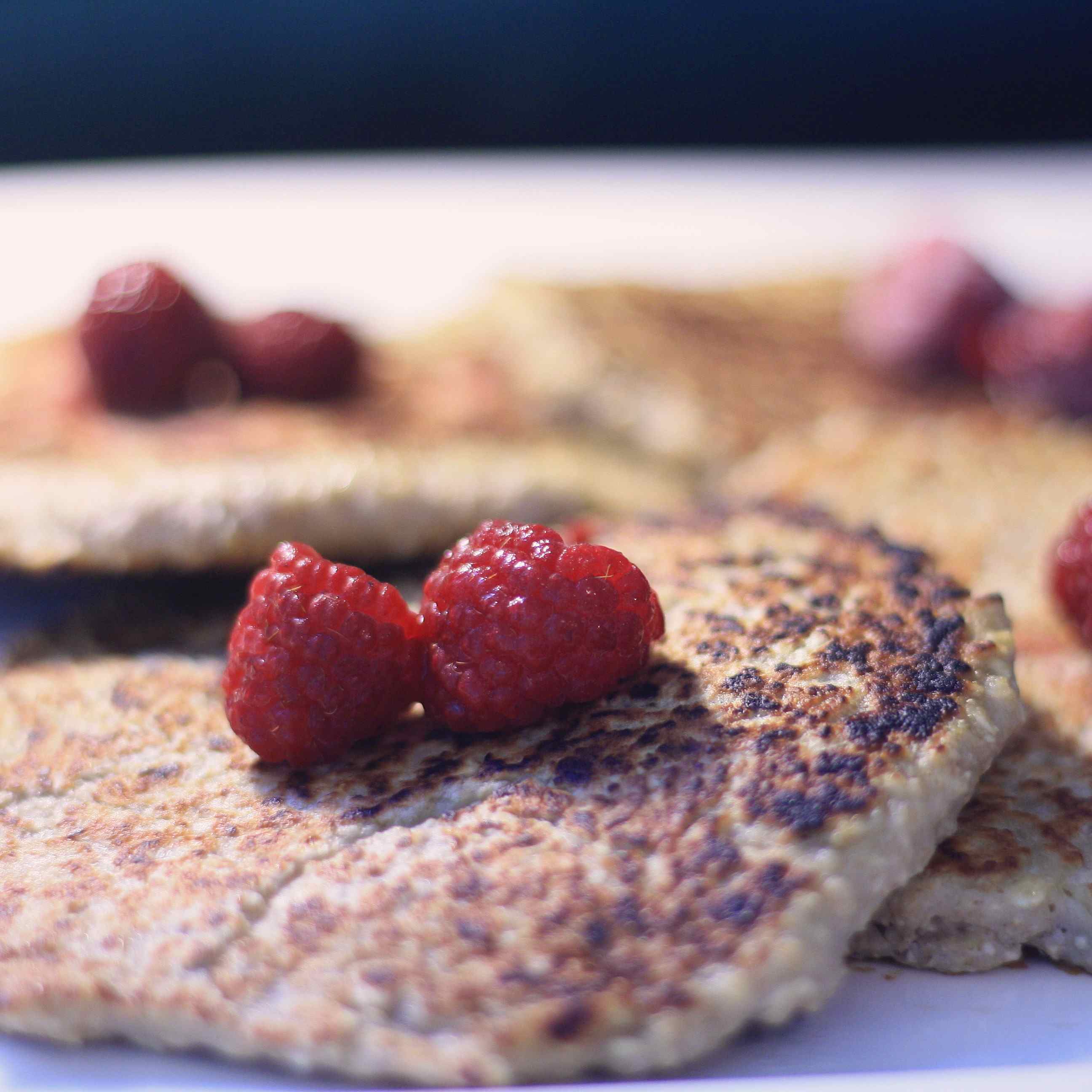 Pancakes à la banane  et aux flocons d'avoine